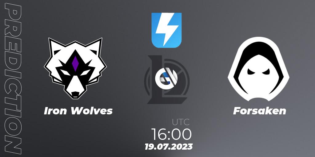 Iron Wolves - Forsaken: Maç tahminleri. 14.06.2023 at 18:00, LoL, Ultraliga Season 10 2023 Regular Season