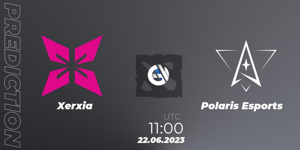Xerxia - Polaris Esports: Maç tahminleri. 22.06.23, Dota 2, 1XPLORE Asia #1