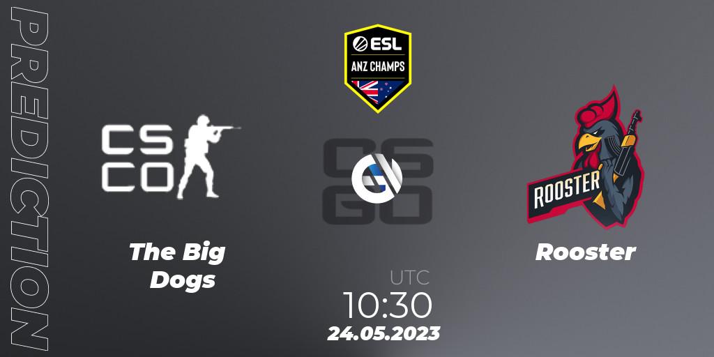 The Big Dogs - Rooster: Maç tahminleri. 24.05.2023 at 11:00, Counter-Strike (CS2), ESL ANZ Champs Season 16