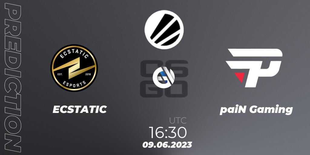 ECSTATIC - paiN Gaming: Maç tahminleri. 09.06.23, CS2 (CS:GO), ESL Challenger Katowice 2023