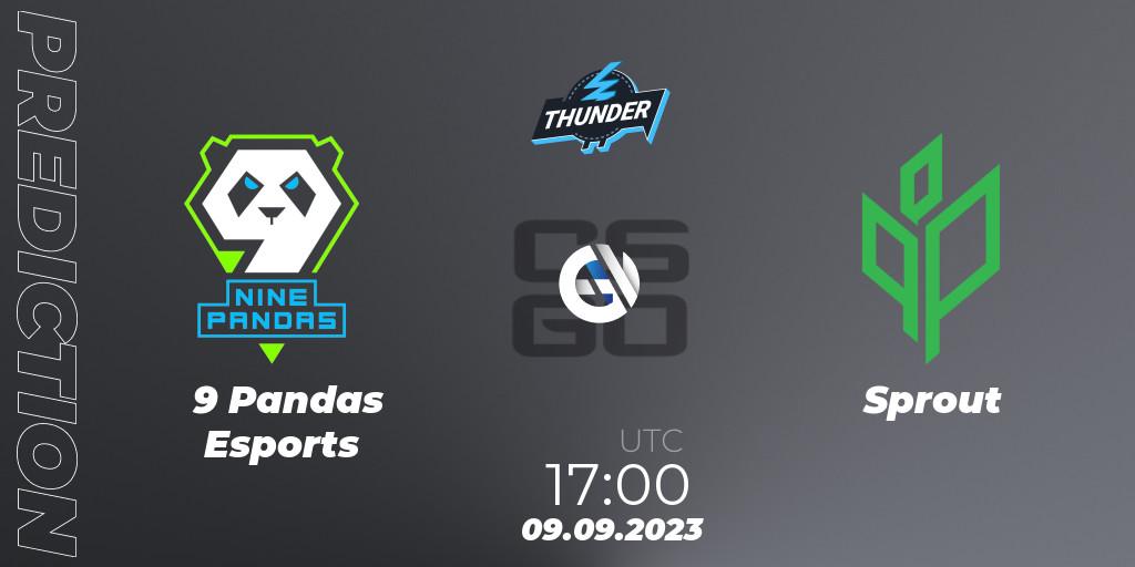 9 Pandas Esports - Sprout: Maç tahminleri. 09.09.2023 at 17:00, Counter-Strike (CS2), Thunderpick World Championship 2023: European Series #2