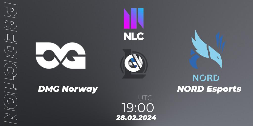 DMG Norway - NORD Esports: Maç tahminleri. 28.02.2024 at 19:00, LoL, NLC 1st Division Spring 2024