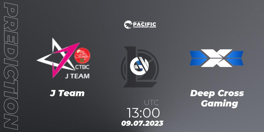 J Team - Deep Cross Gaming: Maç tahminleri. 09.07.2023 at 13:00, LoL, PACIFIC Championship series Group Stage