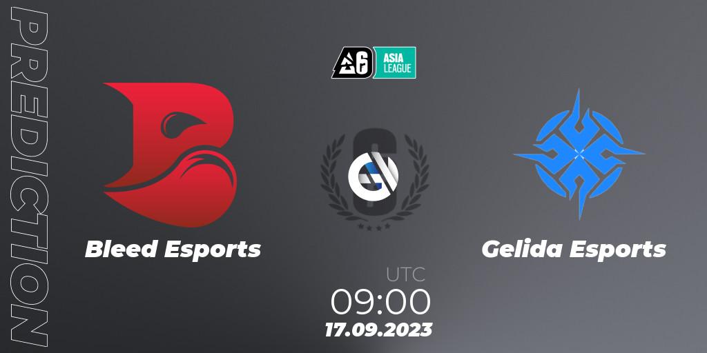 Bleed Esports - Gelida Esports: Maç tahminleri. 17.09.2023 at 09:00, Rainbow Six, SEA League 2023 - Stage 2