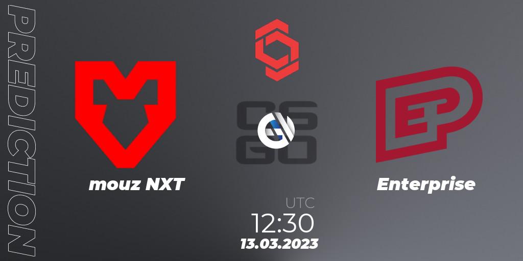 mouz NXT - Enterprise: Maç tahminleri. 13.03.2023 at 12:30, Counter-Strike (CS2), CCT Central Europe Series 5 Closed Qualifier