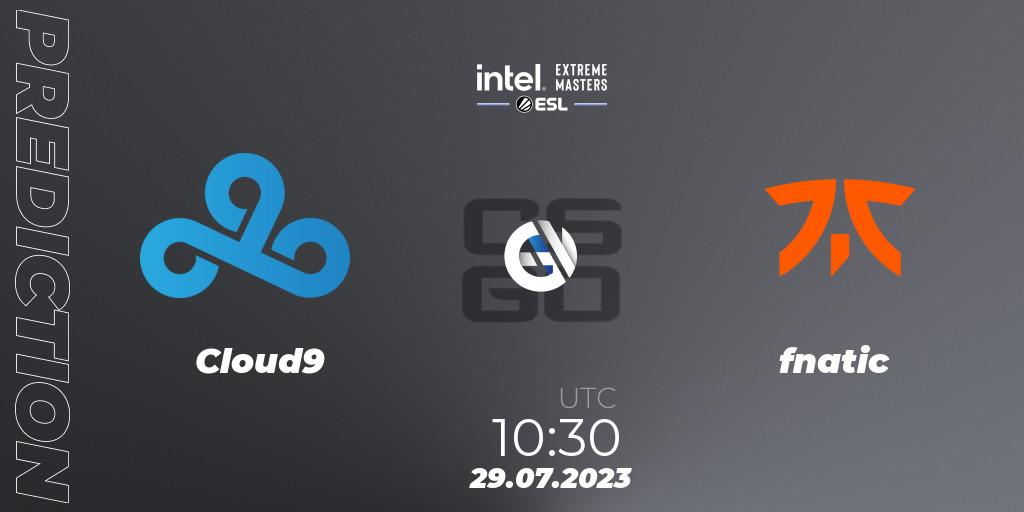 Cloud9 - fnatic: Maç tahminleri. 29.07.2023 at 10:30, Counter-Strike (CS2), IEM Cologne 2023