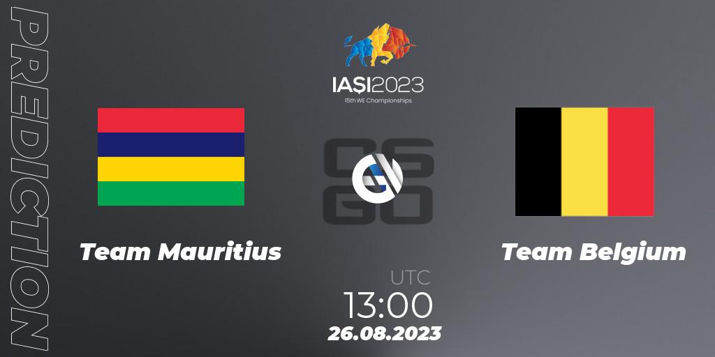 Team Mauritius - Team Belgium: Maç tahminleri. 26.08.2023 at 18:30, Counter-Strike (CS2), IESF World Esports Championship 2023