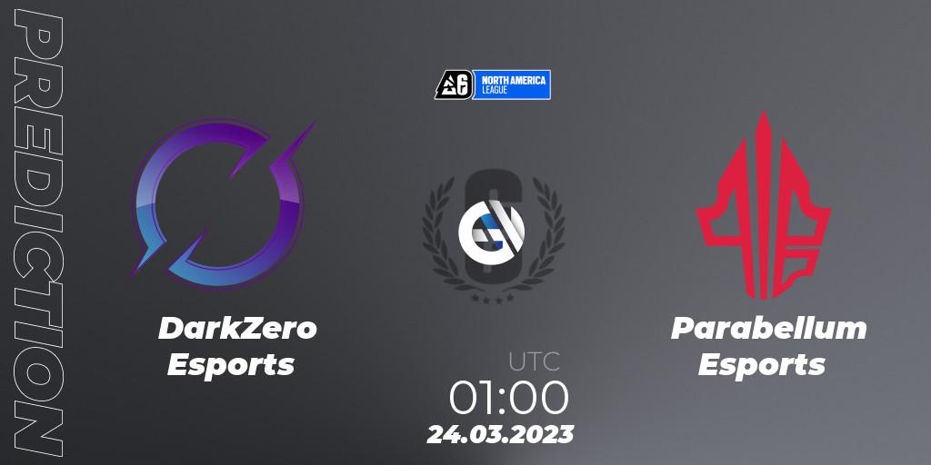 DarkZero Esports - Parabellum Esports: Maç tahminleri. 24.03.23, Rainbow Six, North America League 2023 - Stage 1