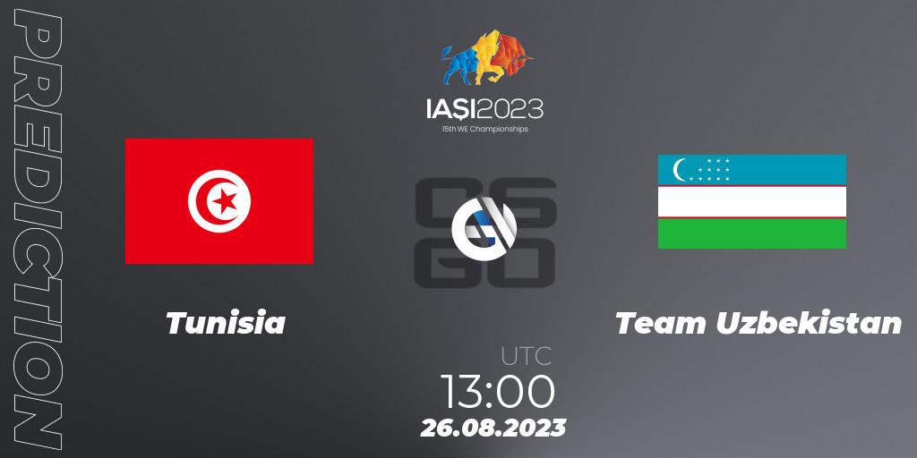 Tunisia - Team Uzbekistan: Maç tahminleri. 26.08.23, CS2 (CS:GO), IESF World Esports Championship 2023