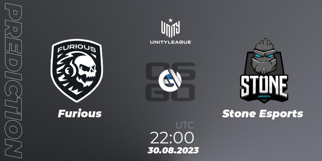 Furious - Stone Esports: Maç tahminleri. 30.08.2023 at 22:00, Counter-Strike (CS2), LVP Unity League Argentina 2023