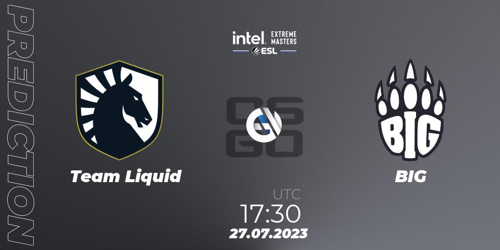 Team Liquid - BIG: Maç tahminleri. 27.07.23, CS2 (CS:GO), IEM Cologne 2023 - Play-In