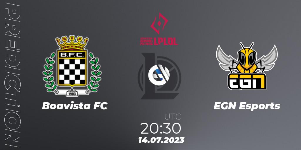 Boavista FC - EGN Esports: Maç tahminleri. 23.06.2023 at 20:30, LoL, LPLOL Split 2 2023 - Group Stage