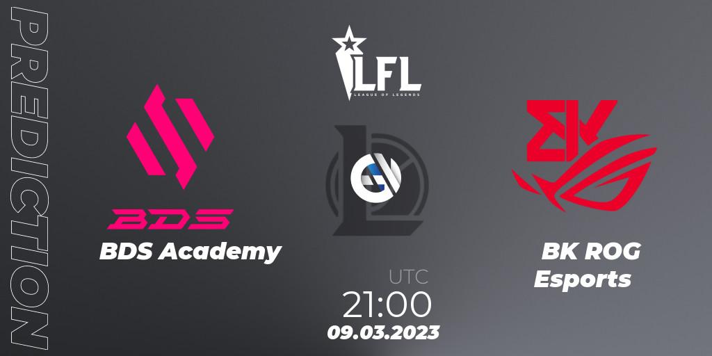 BDS Academy - BK ROG Esports: Maç tahminleri. 09.03.2023 at 21:00, LoL, LFL Spring 2023 - Group Stage
