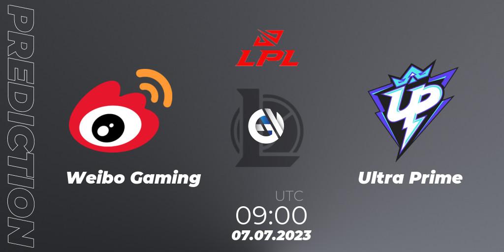 Weibo Gaming - Ultra Prime: Maç tahminleri. 07.07.23, LoL, LPL Summer 2023 Regular Season
