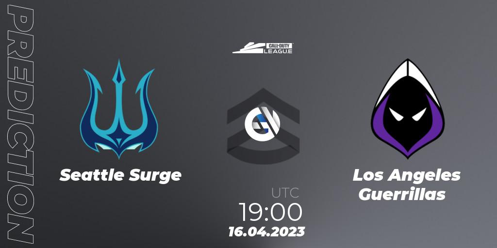 Seattle Surge - Los Angeles Guerrillas: Maç tahminleri. 16.04.2023 at 19:00, Call of Duty, Call of Duty League 2023: Stage 4 Major Qualifiers