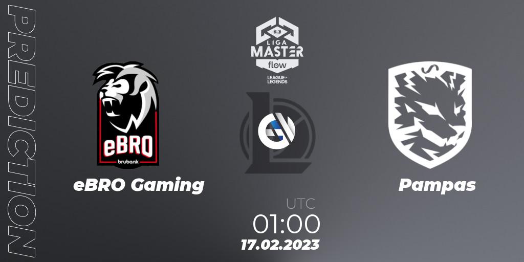 eBRO Gaming - Pampas: Maç tahminleri. 17.02.23, LoL, Liga Master Opening 2023 - Group Stage
