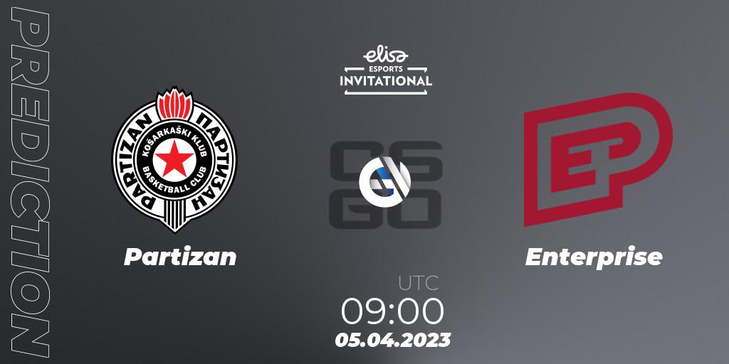 Partizan - Enterprise: Maç tahminleri. 05.04.23, CS2 (CS:GO), Elisa Invitational Spring 2023 Contenders