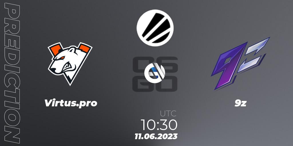 Virtus.pro - 9z: Maç tahminleri. 11.06.2023 at 10:30, Counter-Strike (CS2), ESL Challenger Katowice 2023