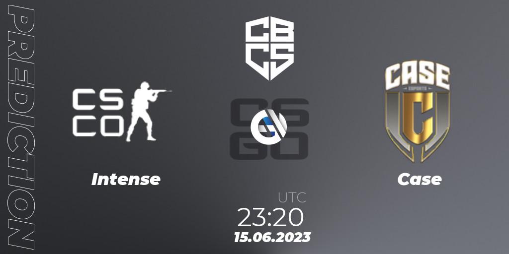 Intense Game - Case: Maç tahminleri. 15.06.2023 at 23:20, Counter-Strike (CS2), CBCS 2023 Season 1