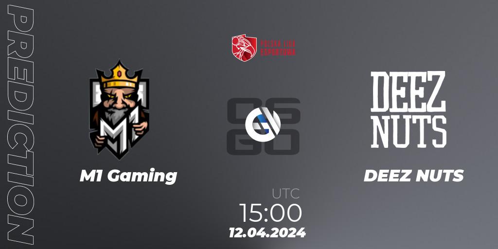 M1 Gaming - DEEZ NUTS: Maç tahminleri. 12.04.2024 at 15:00, Counter-Strike (CS2), Polska Liga Esportowa 2024: Split #1