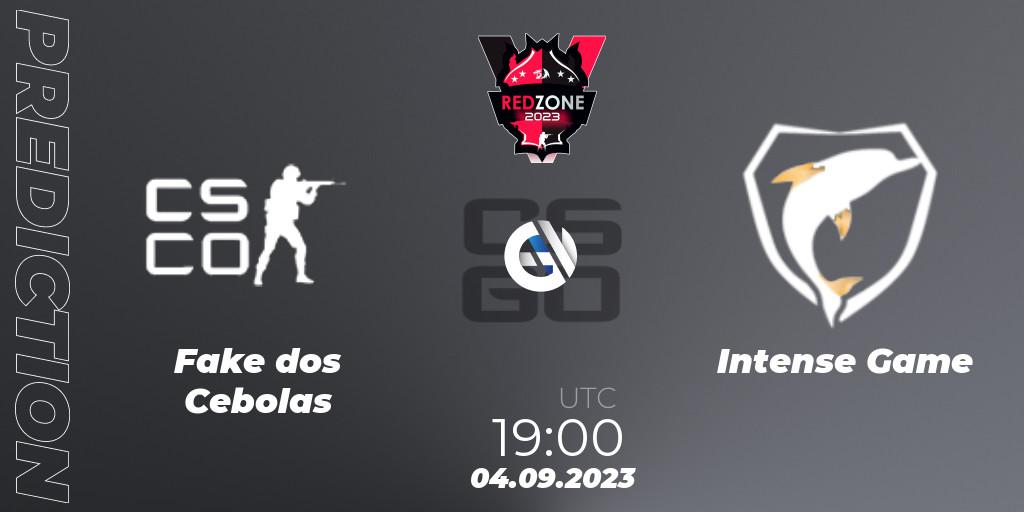 Fake dos Cebolas - Intense Game: Maç tahminleri. 04.09.2023 at 19:00, Counter-Strike (CS2), RedZone PRO League 2023 Season 6