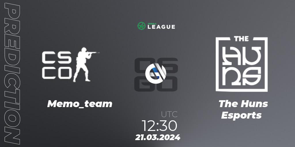Memo_team - The Huns Esports: Maç tahminleri. 21.03.2024 at 12:30, Counter-Strike (CS2), ESEA Season 48: Open Division - Asia