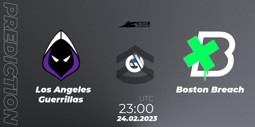 Los Angeles Guerrillas - Boston Breach: Maç tahminleri. 24.02.2023 at 23:00, Call of Duty, Call of Duty League 2023: Stage 3 Major Qualifiers
