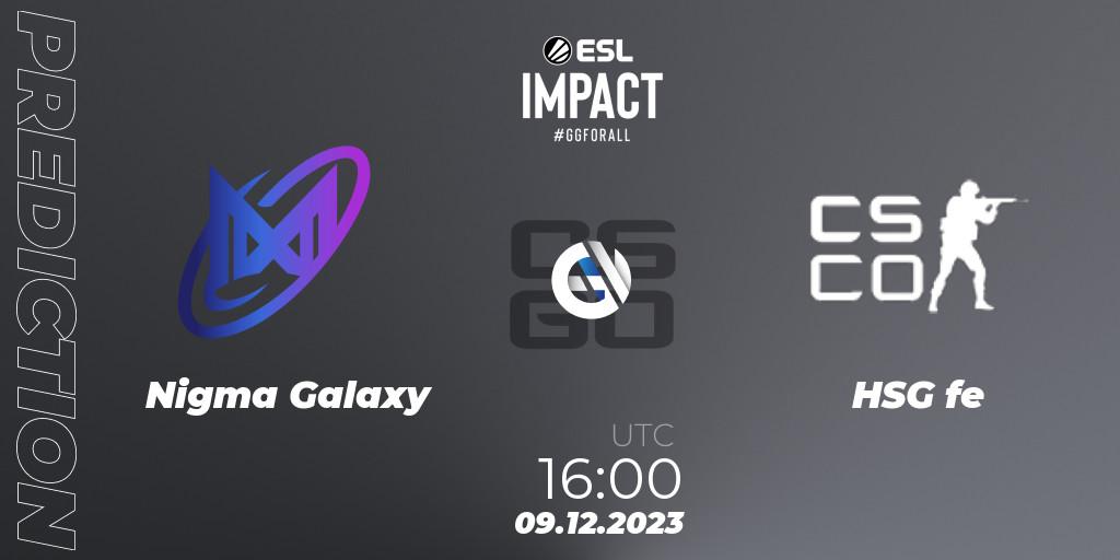 Nigma Galaxy - HSG: Maç tahminleri. 09.12.2023 at 15:45, Counter-Strike (CS2), ESL Impact League Season 4