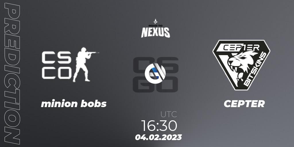 minion bobs - Alpha Gaming: Maç tahminleri. 04.02.23, CS2 (CS:GO), Road to Astralis Nexus 4