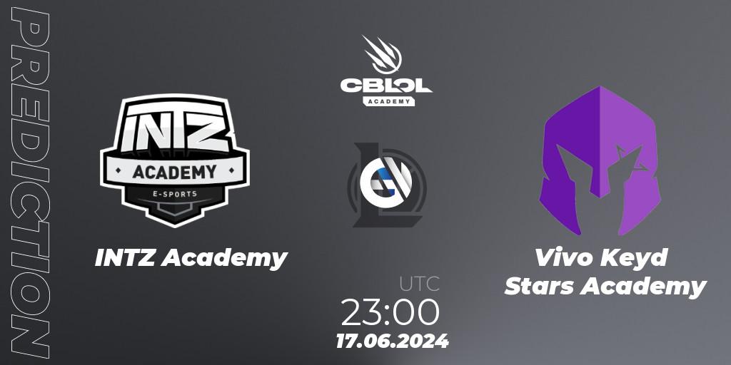INTZ Academy - Vivo Keyd Stars Academy: Maç tahminleri. 24.06.2024 at 23:00, LoL, CBLOL Academy 2024