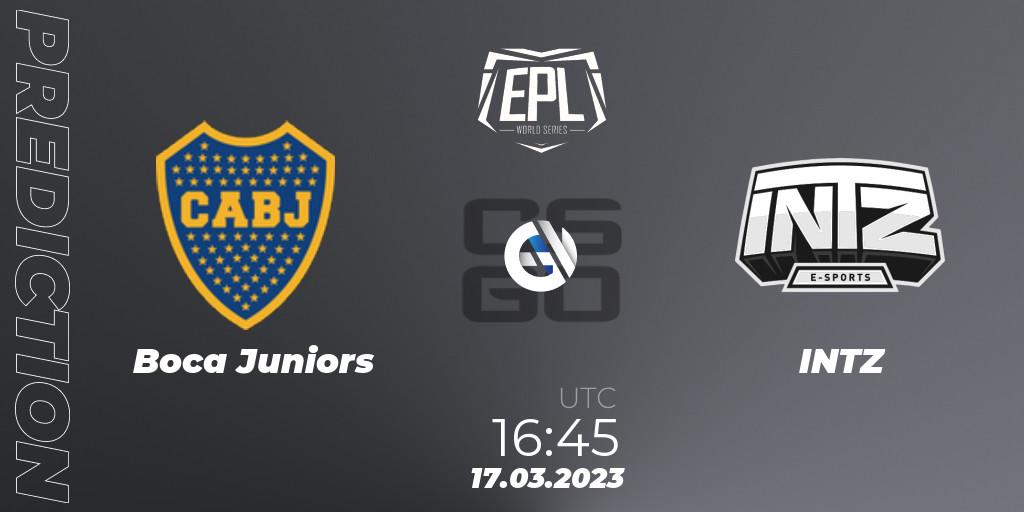 Boca Juniors - INTZ: Maç tahminleri. 17.03.23, CS2 (CS:GO), EPL World Series: Americas Season 3