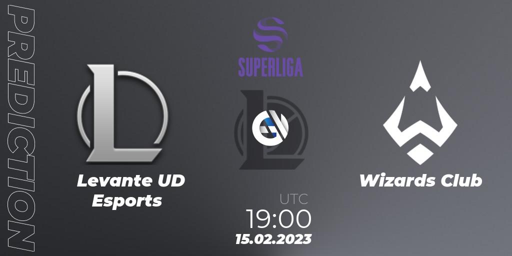 Levante UD Esports - Wizards Club: Maç tahminleri. 15.02.2023 at 19:00, LoL, LVP Superliga 2nd Division Spring 2023 - Group Stage
