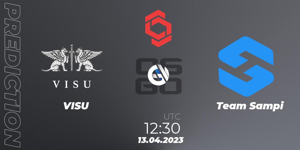 VISU - Team Sampi: Maç tahminleri. 13.04.2023 at 12:45, Counter-Strike (CS2), CCT Central Europe Series #6: Closed Qualifier