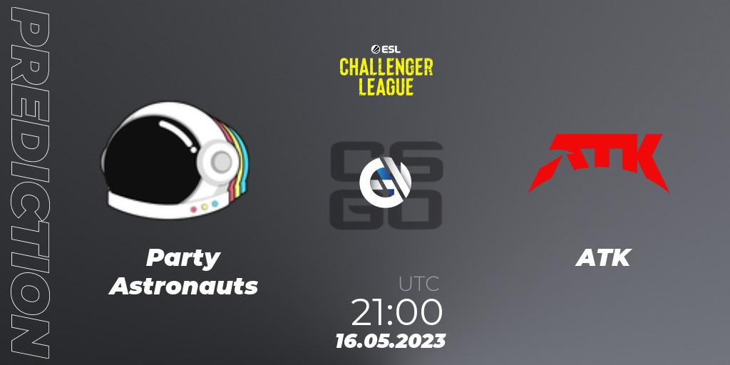 Party Astronauts - ATK: Maç tahminleri. 15.05.2023 at 21:00, Counter-Strike (CS2), ESL Challenger League Season 45: North America