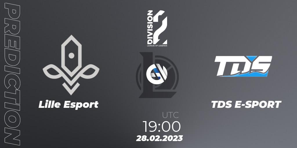 Lille Esport - TDS E-SPORT: Maç tahminleri. 28.02.2023 at 19:00, LoL, LFL Division 2 Spring 2023 - Group Stage