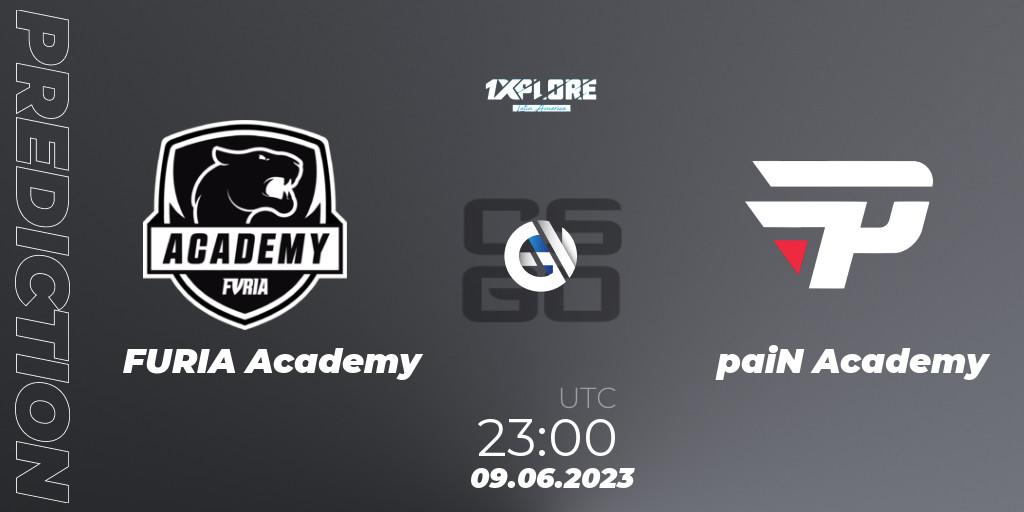 FURIA Academy - paiN Academy: Maç tahminleri. 09.06.23, CS2 (CS:GO), 1XPLORE Latin America Cup 1