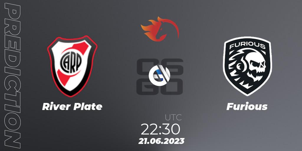 River Plate - Furious: Maç tahminleri. 21.06.2023 at 22:30, Counter-Strike (CS2), FiReLEAGUE Argentina 2023