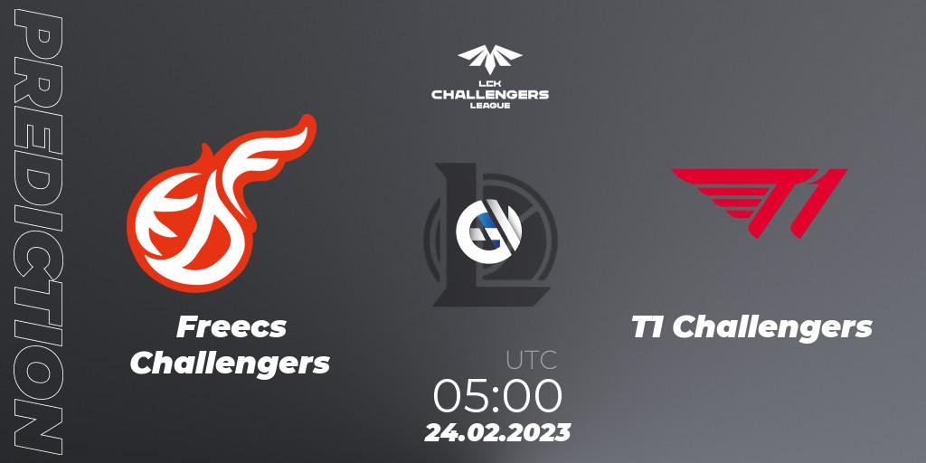 Freecs Challengers - T1 Challengers: Maç tahminleri. 24.02.2023 at 05:00, LoL, LCK Challengers League 2023 Spring