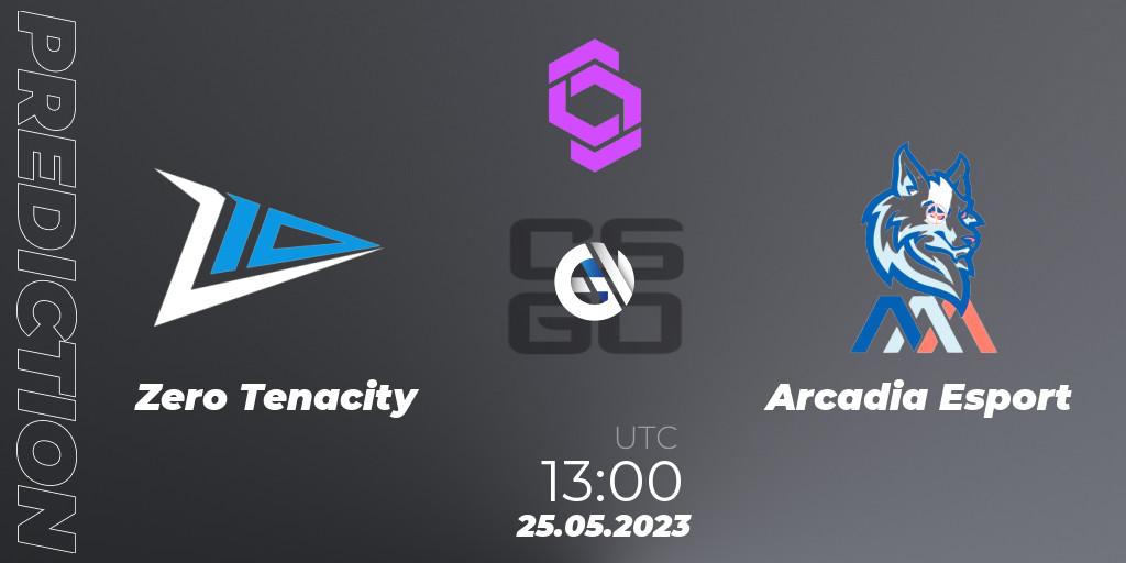 Zero Tenacity - Arcadia Esport: Maç tahminleri. 25.05.2023 at 13:00, Counter-Strike (CS2), CCT West Europe Series 4