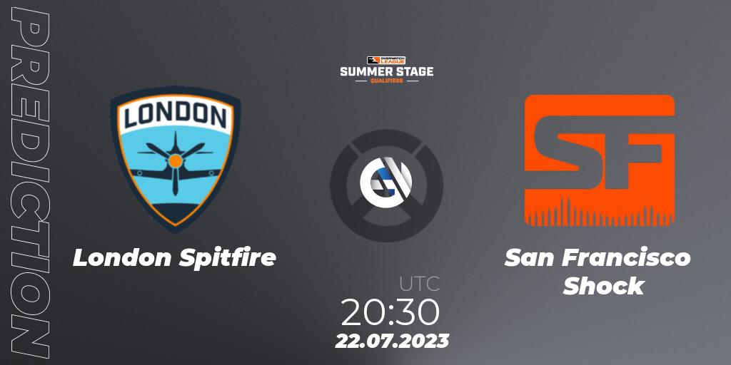 London Spitfire - San Francisco Shock: Maç tahminleri. 22.07.23, Overwatch, Overwatch League 2023 - Summer Stage Qualifiers