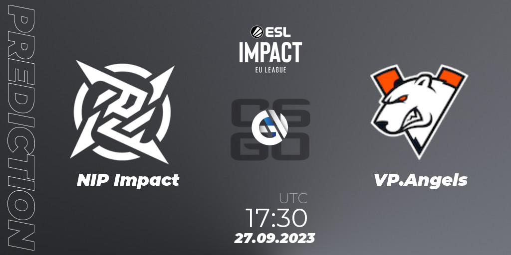 NIP Impact - VP.Angels: Maç tahminleri. 28.09.2023 at 15:00, Counter-Strike (CS2), ESL Impact League Season 4: European Division