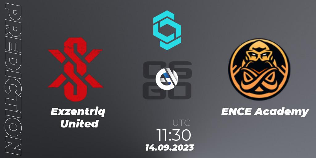 Exzentriq United - ENCE Academy: Maç tahminleri. 14.09.2023 at 11:55, Counter-Strike (CS2), CCT North Europe Series #8: Closed Qualifier