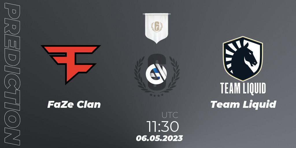 FaZe Clan - Team Liquid: Maç tahminleri. 06.05.23, Rainbow Six, BLAST R6 Major Copenhagen 2023 Playoffs