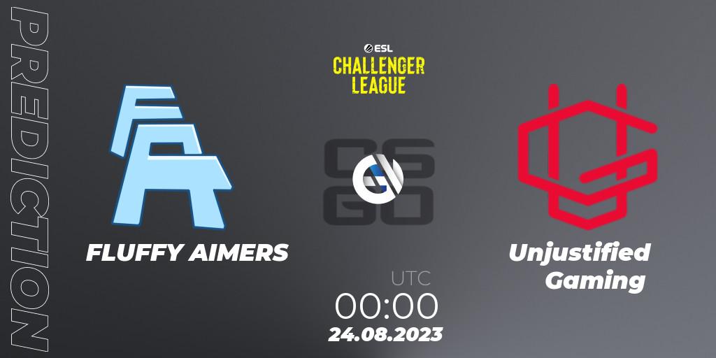 FLUFFY AIMERS - Unjustified Gaming: Maç tahminleri. 24.08.2023 at 00:00, Counter-Strike (CS2), ESL Challenger League Season 46: North America