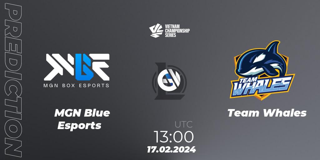 MGN Blue Esports - Team Whales: Maç tahminleri. 17.02.24, LoL, VCS Dawn 2024 - Group Stage