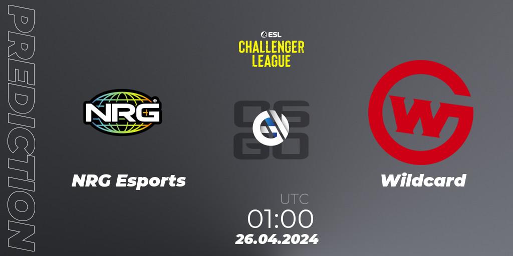 NRG Esports - Wildcard: Maç tahminleri. 26.04.2024 at 01:00, Counter-Strike (CS2), ESL Challenger League Season 47: North America