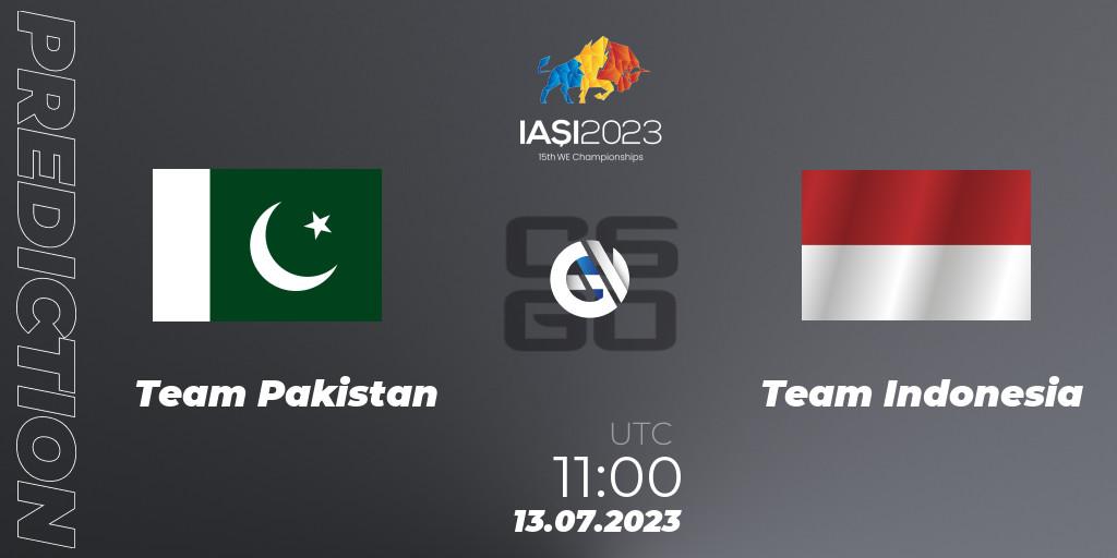 Team Pakistan - Team Indonesia: Maç tahminleri. 13.07.2023 at 11:00, Counter-Strike (CS2), IESF Asian Championship 2023