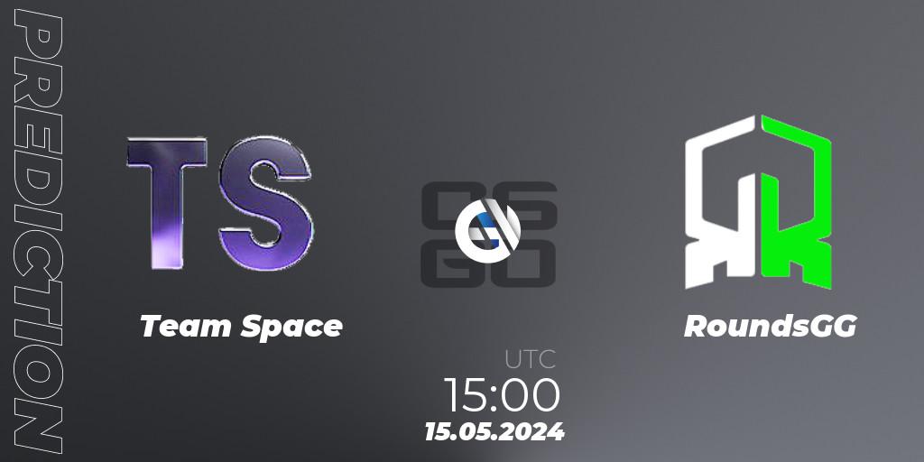 Team Space - RoundsGG: Maç tahminleri. 15.05.2024 at 15:00, Counter-Strike (CS2), CCT Season 2 Europe Series 4 Closed Qualifier