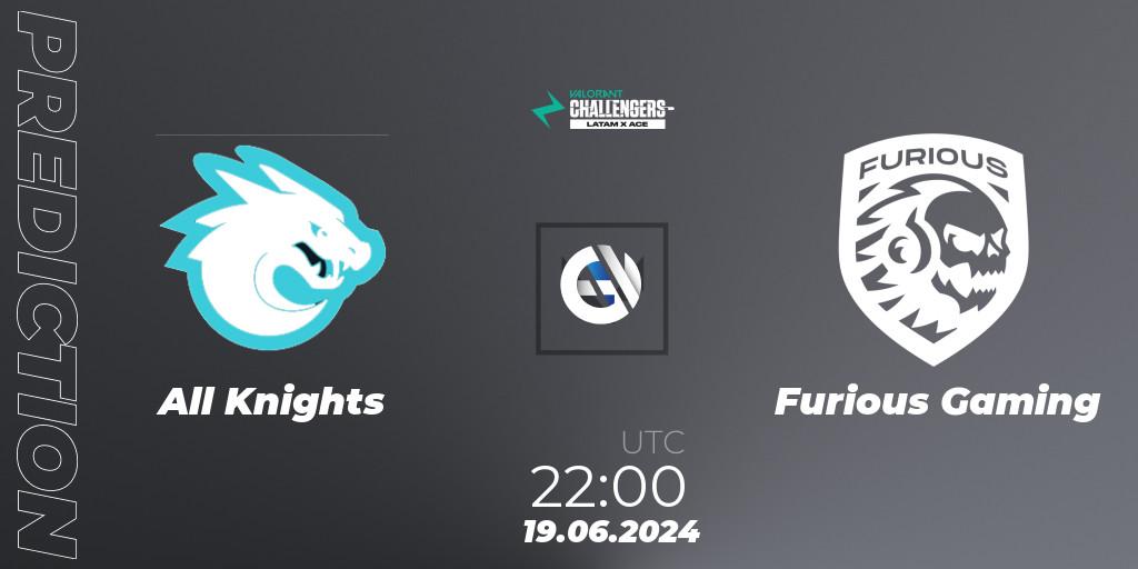 All Knights - Furious Gaming: Maç tahminleri. 19.06.2024 at 22:00, VALORANT, VALORANT Challengers 2024 LAS: Split 2