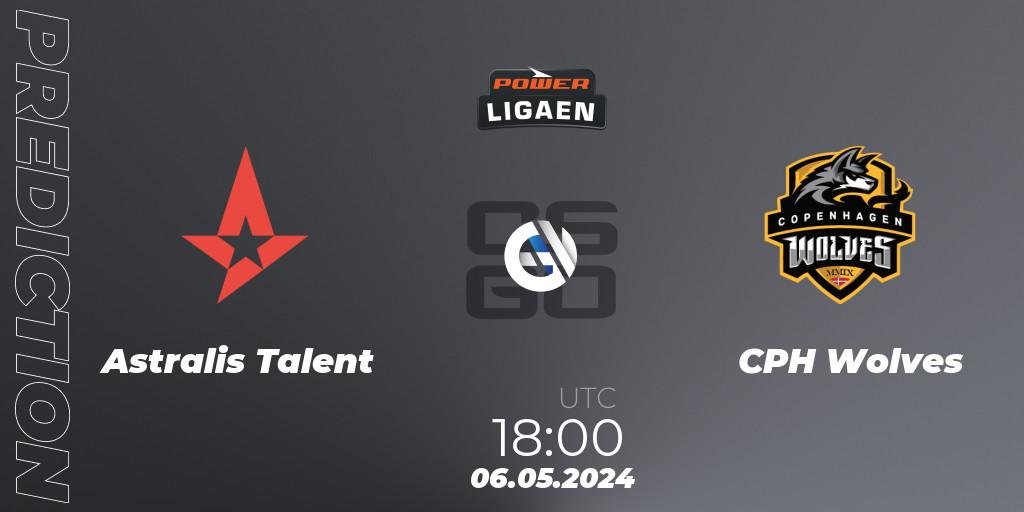 Astralis Talent - CPH Wolves: Maç tahminleri. 06.05.2024 at 18:00, Counter-Strike (CS2), Dust2.dk Ligaen Season 26